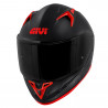 CASCO INTEGRALE 50.9 SOLID NERO ARGENTO ROSSO | GIVI