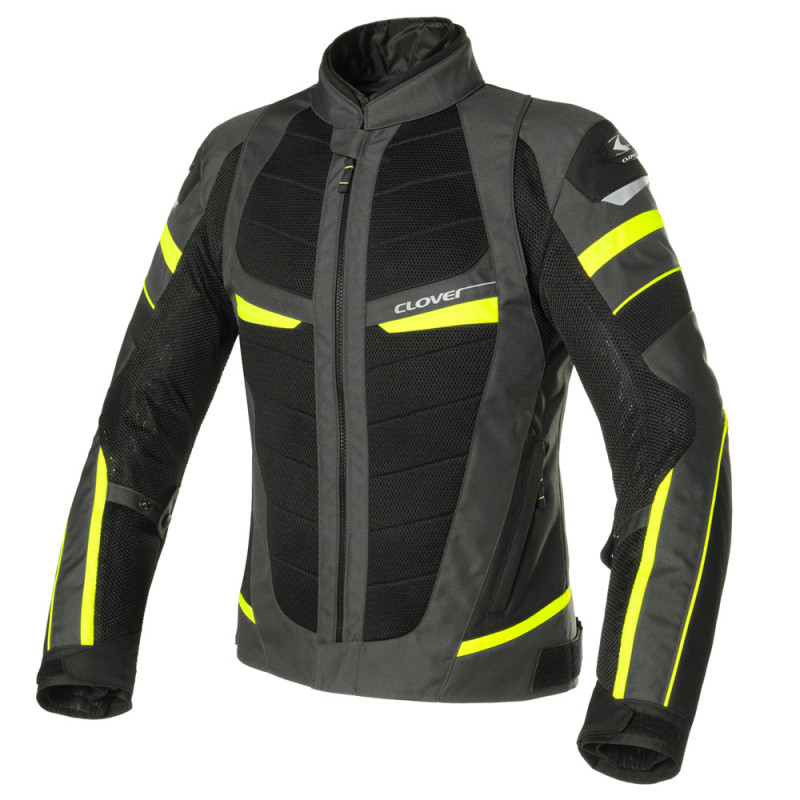 GIACCA RAINJET-2 WP MESH JACKET GRA/G | CLOVER