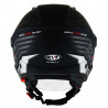 CASCO D-CITY LUCENT NERO OPACO ARGENTO | KYT