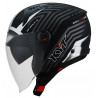 CASCO D-CITY LUCENT NERO OPACO ARGENTO | KYT