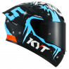 CASCO TT-COURSE REPLICA MASIA WINTER TEST NERO AZZURRO | KYT