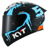 CASCO TT-COURSE REPLICA MASIA WINTER TEST NERO AZZURRO | KYT