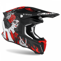 CASCO OFFROAD TWIST 2.0 HELL MATT | AIROH