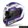 CASCO INTEGRALE ST.501 SQUARE BLUE RED GLOSS | AIROH