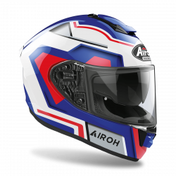 CASCO INTEGRALE ST.501 SQUARE BLUE RED GLOSS | AIROH