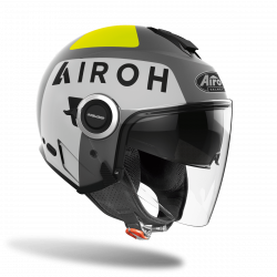 CASCO JET HELIOS UP PINK GREY GLOSS | AIROH