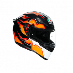 CASCO K1 AGV E2205 MULTI KRIPTON BLACK/ORANGE UNISEX | AGV