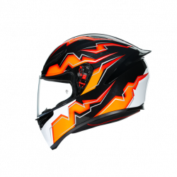 CASCO K1 AGV E2205 MULTI KRIPTON BLACK/ORANGE UNISEX | AGV