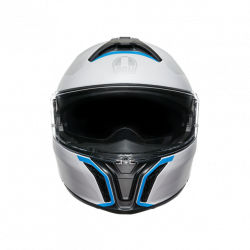 CASCO TOURMODULAR AGV E2206 MULTI MPLK FREQUENCY LIGHT GREY/BLUE U | AGV