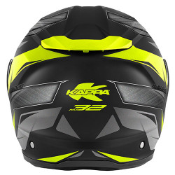 CASCO FLIPUP KV32F STRONG NERO GIALLO OPACO | KAPPA