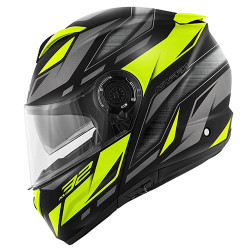 CASCO FLIPUP KV32F STRONG NERO GIALLO OPACO | KAPPA