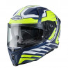 CASCO INTEGRALE AVALON FORGE MATT BLUE YAMA WHITE YELLOW FLUO | CABERG