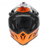 CASCO OFFROAD STEEL CARBON BIANCO ARANCIO | ACERBIS