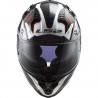 CASCO FF327 CHALLENGER CT2 ALLOY WHITE BLUE RED | LS2