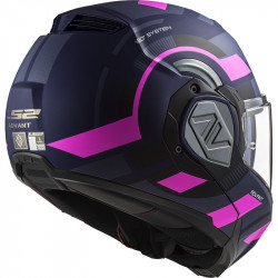 CASCO LS2 FF906 ADVANT VELUM MATT BLUE FLUO PINK-06  | LS2