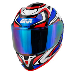 CASCO INTEGRALE 50.9 ATOMIC BIANCO BLU ROSSO | GIVI