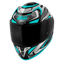 CASCO INTEGRALE 50.9 ATOMIC TITANIO ARGENTO BLU | GIVI