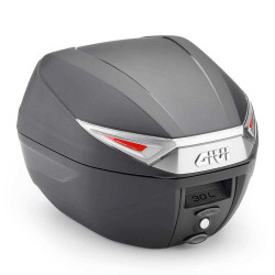 Bauletto Monokey Givi V40NT nero con catadiottri fumé - 40 litri