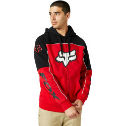 FELPA FX DVIDE ZIP FLEECE FLAME RED | FOX RACING