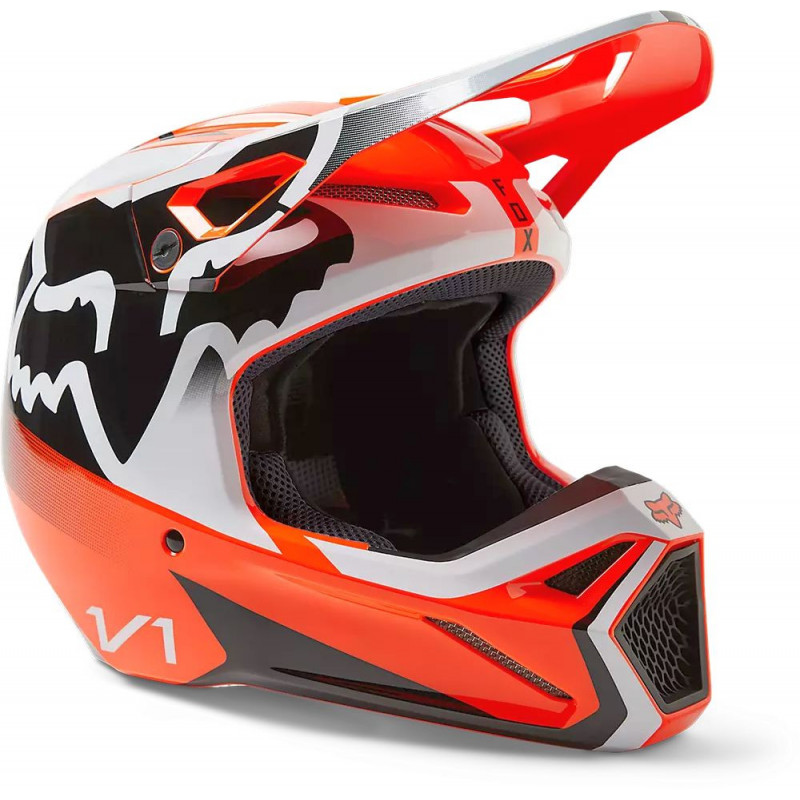 CASCO OFFROAD FX V1 LEED HELMET DOT ECE FLUORESCENT ORANGE