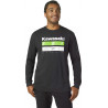 T-SHIRT FX KAWI STRIPES LS PREMIUM TEE BLACK | FOX RACING