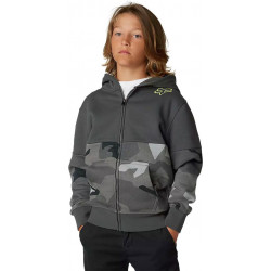 FELPA FX YOUTH LINDON ZIP FLEECE BLACK CAMO | FOX RACING