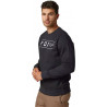 FELPA FX PINNACLE CREW FLEECE BLACK WHITE | FOX RACING