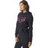 FELPA FX WOMENS BOUNDARY PULLOVER FLEECE BLACK PINK | FOX RACING