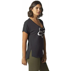 FX WOMENS BOUNDARY SS TOP BLACK | FOX RACING