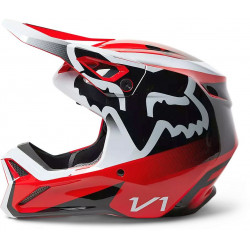 CASCO OFFROAD FX V1 LEED HELMET DOT ECE FLUORESCENT RED | FOX RACING