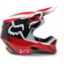 CASCO OFFROAD FX V1 LEED HELMET DOT ECE FLUORESCENT RED | FOX RACING