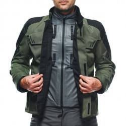 GIACCA LADAKH 3L D-DRY  ARMY-GREEN BLACK MAN | DAINESE