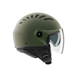 CASCO JET EL TOP VERDE AIRBORNE OPACO | TUCANO URBANO