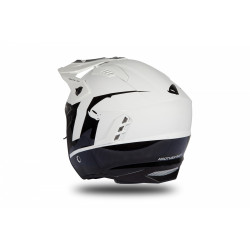 CASCO OFFROAD SHERATAN JET WHITE-BLACK GLOSSY | UFO PLAST