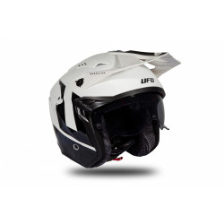 CASCO OFFROAD SHERATAN JET WHITE-BLACK GLOSSY | UFO PLAST