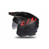 CASCO OFFROAD SHERATAN JET BLACK-RED MATT | UFO PLAST