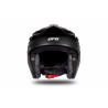 CASCO OFFROAD SHERATAN JET BLACK-RED MATT | UFO PLAST