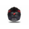 CASCO OFFROAD SHERATAN JET BLACK-RED MATT | UFO PLAST