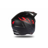 CASCO OFFROAD SHERATAN JET BLACK-RED MATT | UFO PLAST