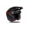 CASCO OFFROAD SHERATAN JET BLACK-RED MATT | UFO PLAST