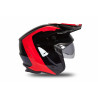 CASCO OFFROAD SHERATAN JET BLACK-RED GLOSSY | UFO PLAST