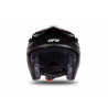 CASCO OFFROAD SHERATAN JET BLACK-RED GLOSSY | UFO PLAST