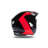 CASCO OFFROAD SHERATAN JET BLACK-RED GLOSSY | UFO PLAST