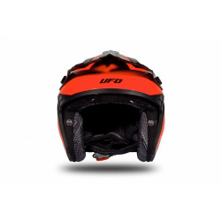 CASCO OFFROAD SHERATAN JET RED-BLACK-GREY GLOSSY | UFO PLAST