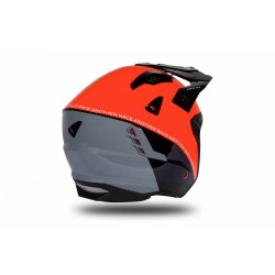 CASCO OFFROAD SHERATAN JET RED-BLACK-GREY GLOSSY | UFO PLAST