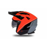 CASCO OFFROAD SHERATAN JET RED-BLACK-GREY GLOSSY | UFO PLAST