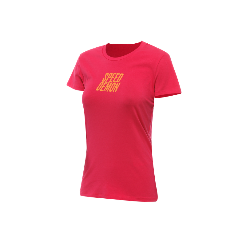 SPEED DEMON VELOCE T-SHIRT WMN BRIGHT ROSE | DAINESE