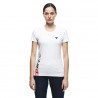 DAINESE T-SHIRT LOGO LADY WHITE BLACK | DAINESE