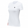 DAINESE T-SHIRT LOGO LADY WHITE BLACK | DAINESE