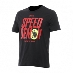 KNEE DOWN T-SHIRT JET-BLACK | DAINESE